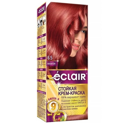 Краска для волос Eclair Omega Махагон 6.5