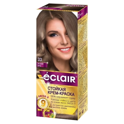 Краска для волос Eclair Omega Лесной орех 3.3