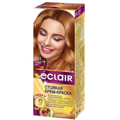 Краска для волос Eclair Omega Медный шик 6.44