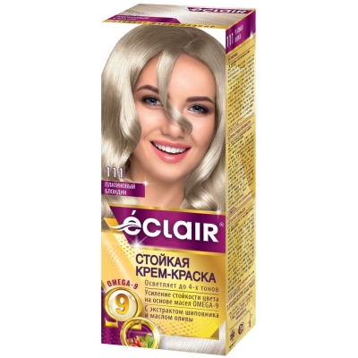 Краска для волос Eclair Omega Платиновый блондин 11.1