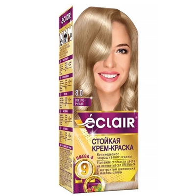 Краска для волос Eclair Omega Светло Русый 8.0