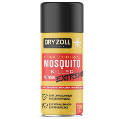 Аэрозоль от клещей и комаров DRYZOLL 100мл
