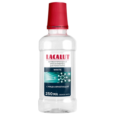 Ополаскиватель рта Lacalut (Лакалут) 250мл антибакт white