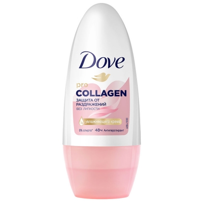 Дезодорант жен ДАВ (Dove) ролик 50мл pro-Collagen