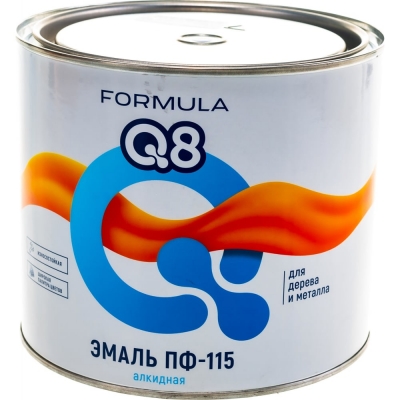 Краска ПФ-115 FORMULA Q8 желтая 2,7кг (эмаль)