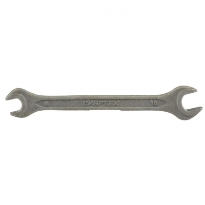 Ключ рожковый, 8 х 10 мм, CrV, фосфатированный