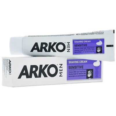 Крем для бритья Арко 65г Sensitive (сенсетив) белый