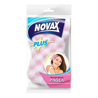 Губка банная массажая Novax paola