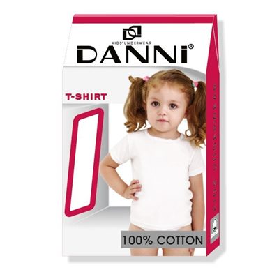 Футболка Данни T-Shirt девочка 7-8 белая