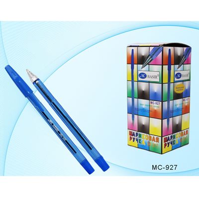 Ручка шариковая синяя Basir 0,7мм МС-927