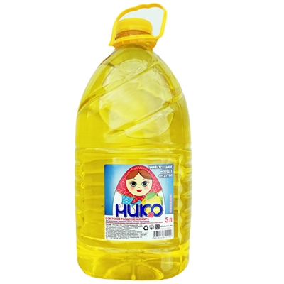 Жидкость для посуды Нико Лайт 5л густое Лимон (желтое)