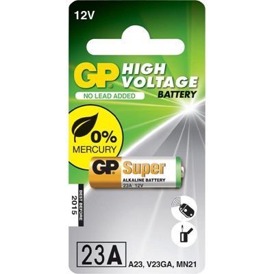 Батарейка GP 23А 12V, 5шт на листе, цена за 1 шт