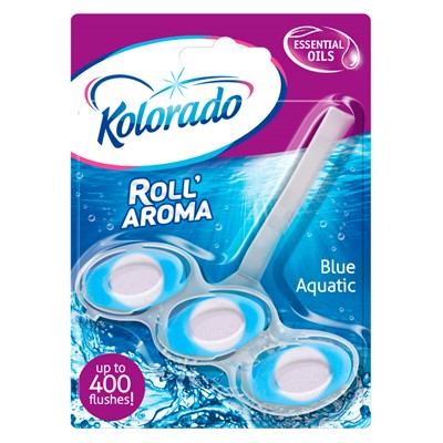 Блок для унитаза Kolorado Roll Aroma Голубая вода 51г