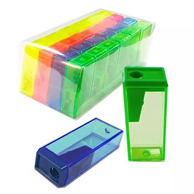 Точилка KWELT пластик с контейнером цветн К-7945