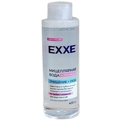 Мицеллярная вода EXXE 400мл Очищение + уход