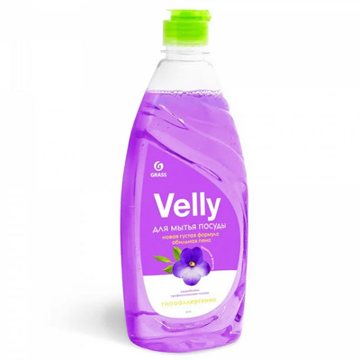 Жидкость для посуды Velly (Велли) GRASS 500мл Фиалка