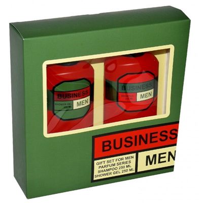 Набор подарочный муж. BUSINESS MEN (шамп. 250 + гель д/душа 250)
