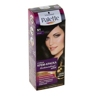 Краска для волос Palette N1 Черный