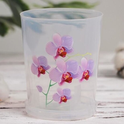 Горшок цветочный для орхидей 1,2л М1603 прозр